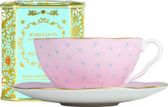 Wedgwood Polka Dot Cup & Saucer, Pink 250ml