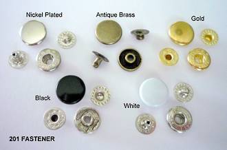 Buy 201 Snap Fastener Set (100sets /pk) | FASTENERS - SNAP FASTENERS ...