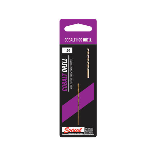 Evacut Cobalt Drill Prepack Metric