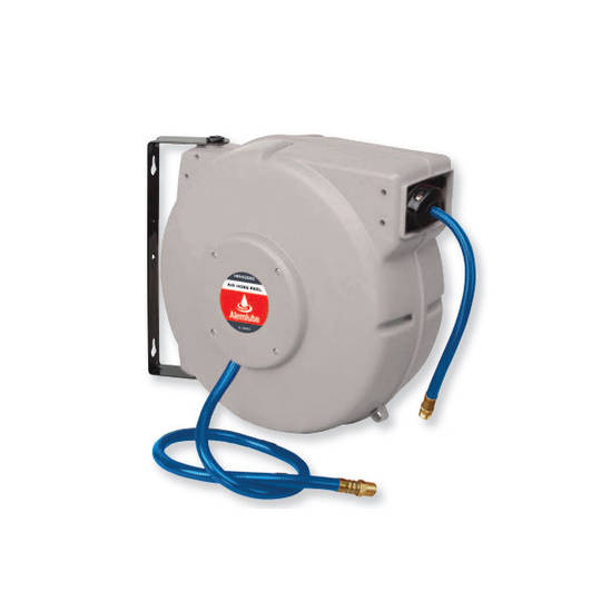 Alemlube Retractable 15m Air Hose Reel