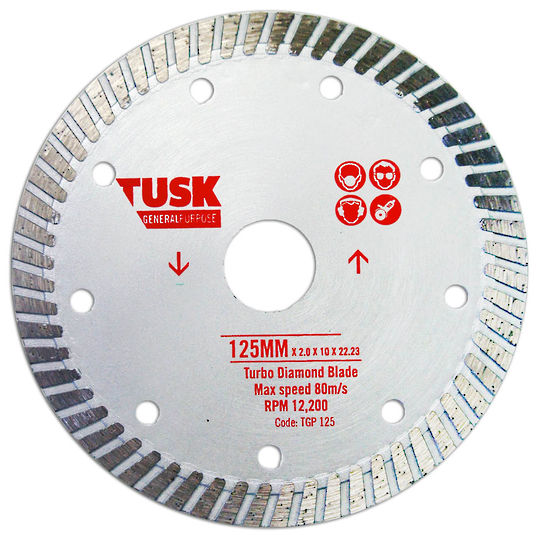 Tusk 125mm Turbo Diamond Blade