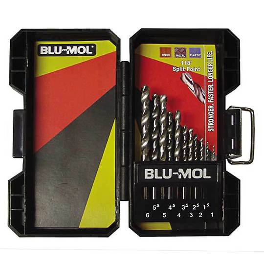 Blumol 11pc Drill Set 1 - 6mm