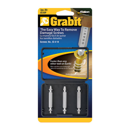 Grabit 3pc Damaged Screw Remover Set