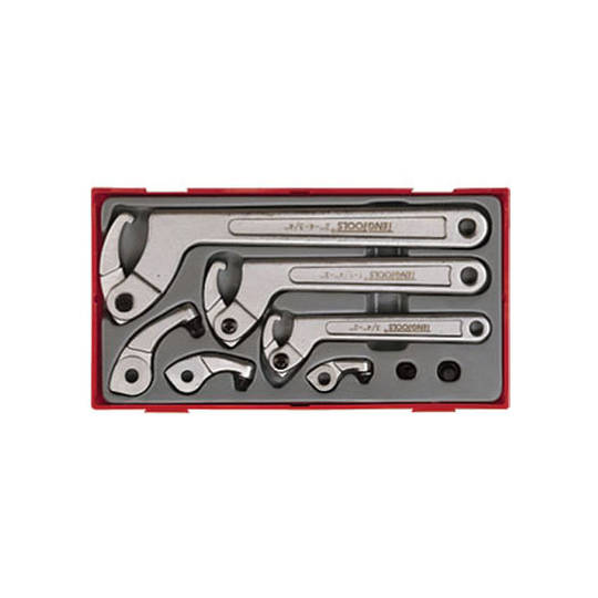 Teng Tools 8pc Hook & Pin Wrench Set