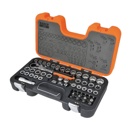 Bahco 53pc Go-Thru Socket Set