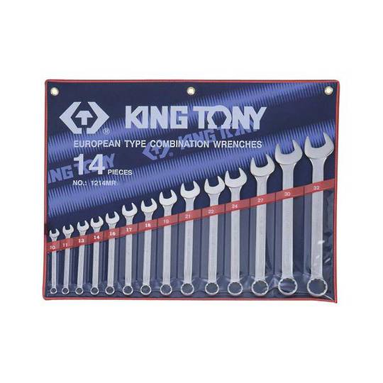 King Tony 14pc R&OE Wrench Set 10-32mm