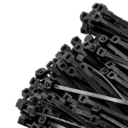 1000Pc Cable Tie Assorted Pack Black