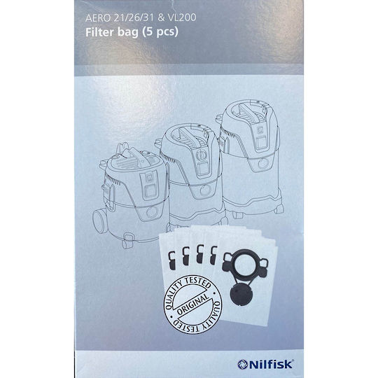 NILFISK Bags Paper for Aero107419 60910