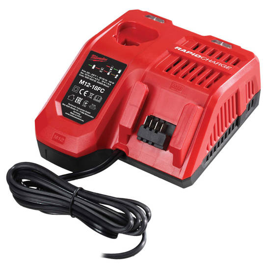 Milwaukee M12 & M18 Rapid Charger