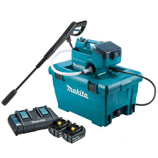 Makita DHW080PT2 18V Brushless Water Blaster, Kit (5.0 Ah)