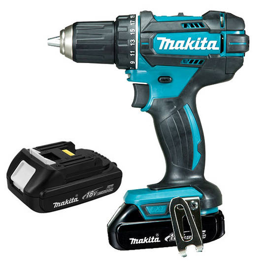 Makita DDF482SYE Cordless 18V Drill Kit 1.5Ah Batteries