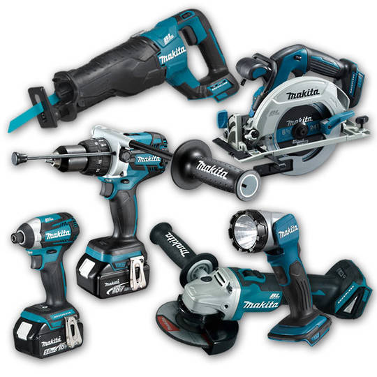 Makita 18v Brushless Combo Kit 6pc 5Ah