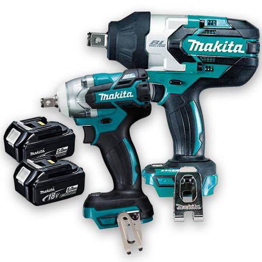 Makita 18v Brushless 2pc Impact Wrench Kit