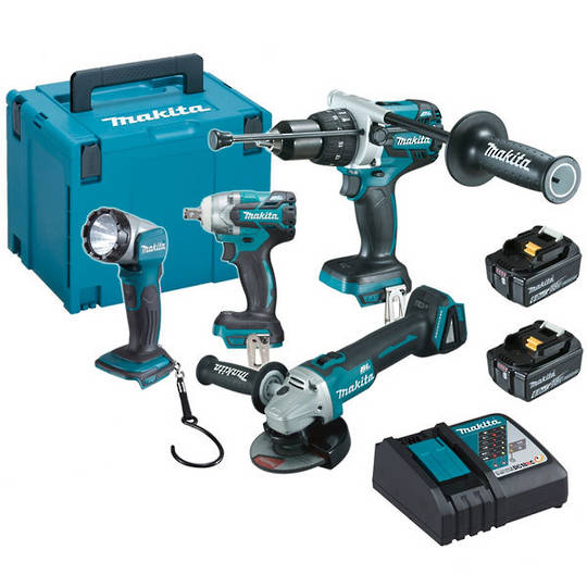 Makita DLX4070GJ 18V 4pc Brushless Kit 6ah