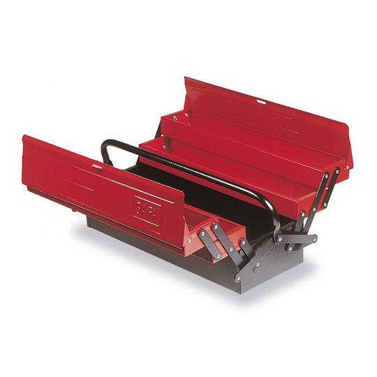 Safa Folded Toolbox 4 Cantilever Trays