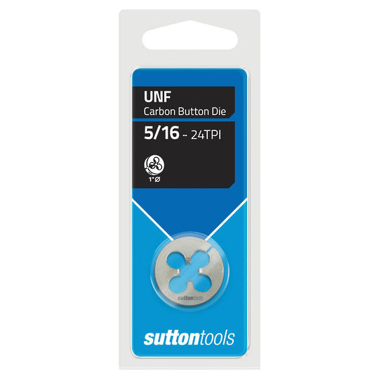 Sutton Button Die Unf 3/8' 1'od