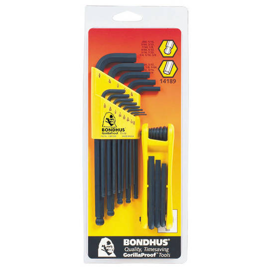 Bondhus Hex Key Set Ball End/Hex BLF22