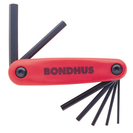 Bondhus Hex Key Set Fold Up 7pc HF7M