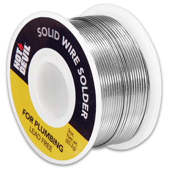 Hot Devil Solder Solid Wire (plumbing/ auto)