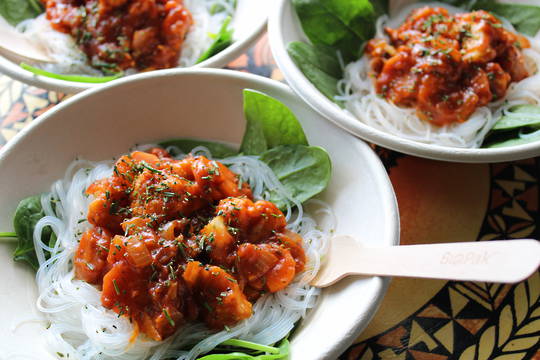 Chicken Sweet n Sour with Sapasui