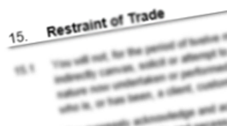 Restraints of Trade & Non-Competition Clauses – Independent Contractors