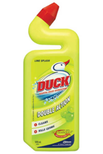 Toilet Duck Cleaner Toilet Liquid Germinex Lime Splash Bottle 500Ml