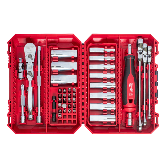 MILWAUKEE 42 PCS 0.25" DRIVE SOCKET&BIT