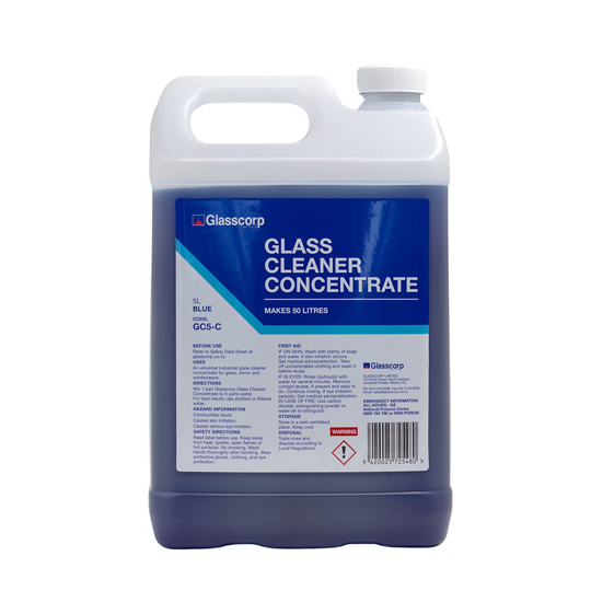 GLASS CLEANER CONCENTRATE - 5L