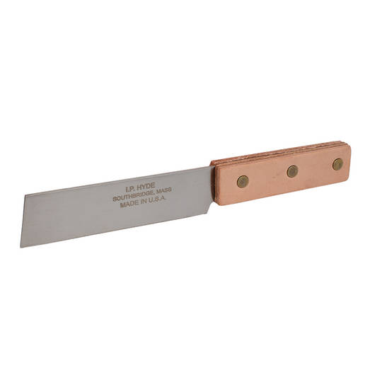 HACKING KNIFE - HYDE LEATHER HANDLE