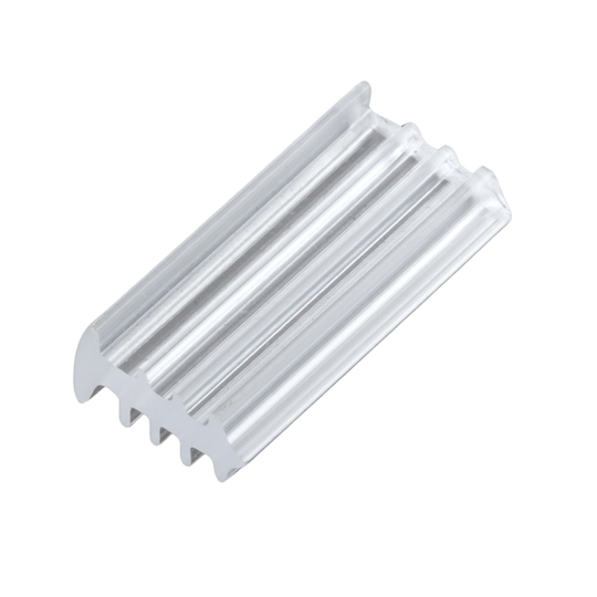 PVC GLAZING WEDGE CLEAR - 4mm (1m)