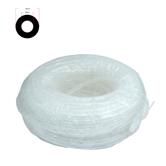 SILICONE TUBE 6mm (ID) x 12mm (OD) x 50m