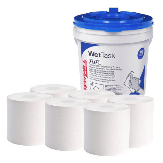 WYPALL WETTASK WIPERS KIT (6 pk/Bucket)
