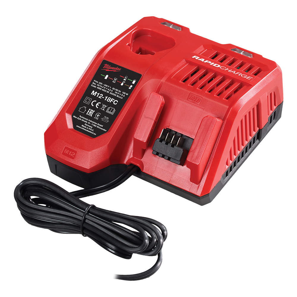 MILWAUKEE M12 & M18 RAPID CHARGER