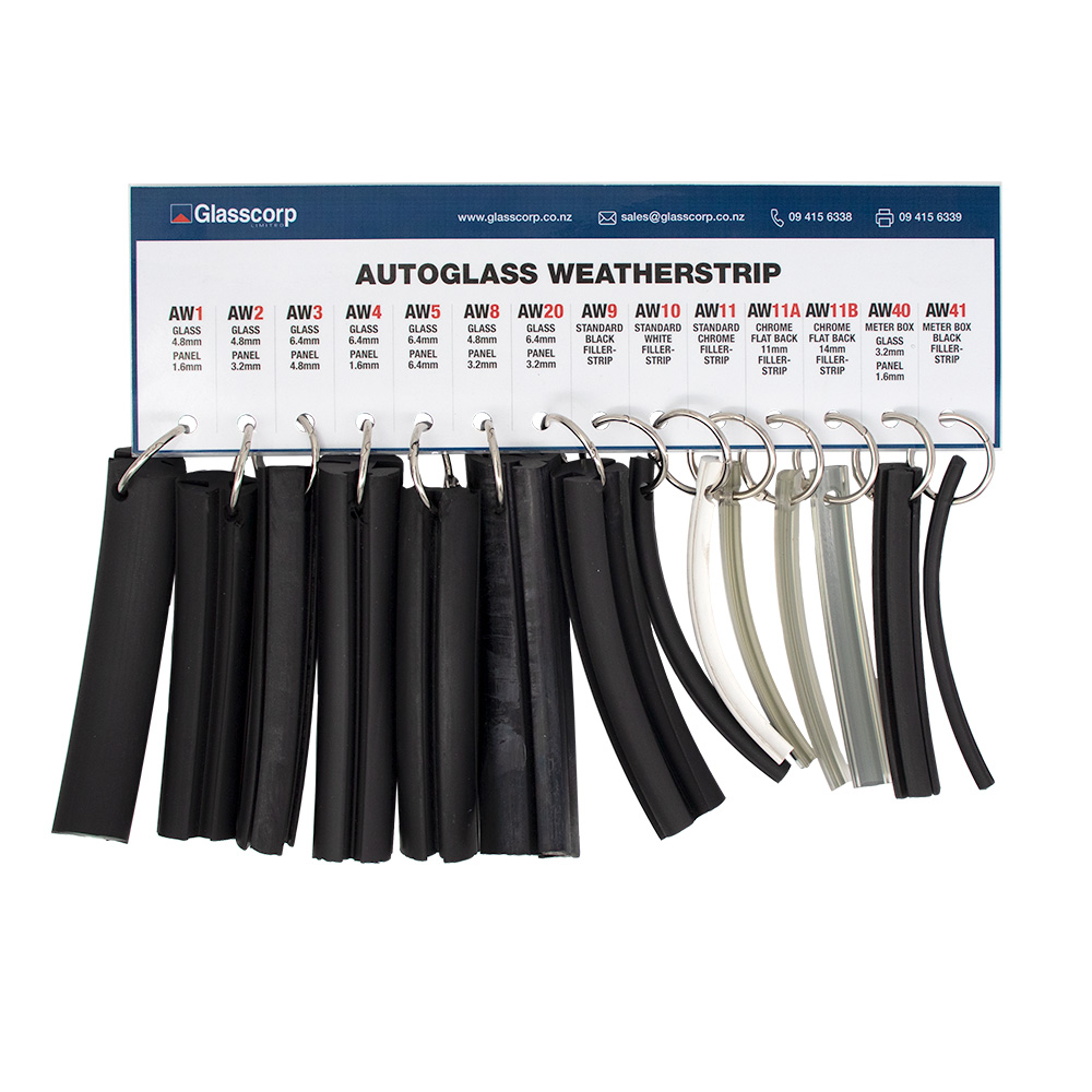 SAMPLE CARD - AUTO WEATHER STRIPS