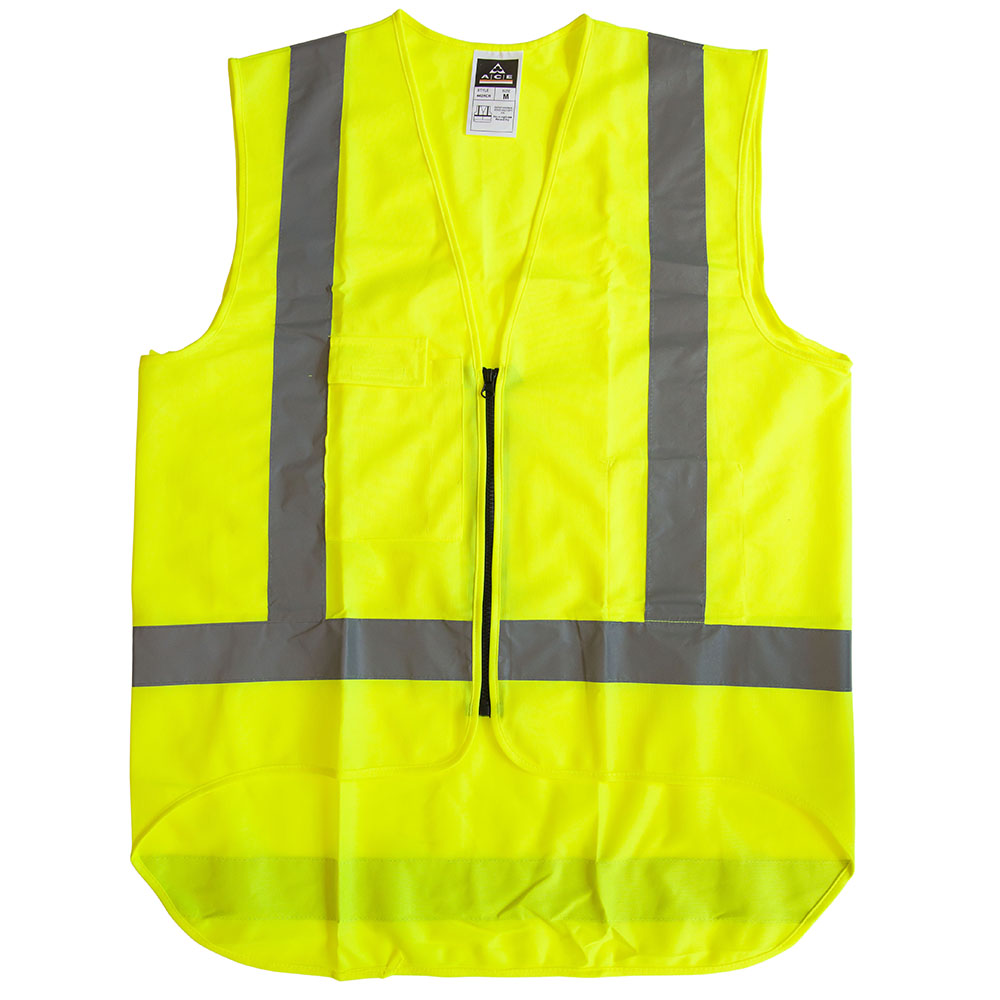 YELLOW SAFETY VEST - LARGE