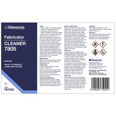 GLASSCORP CLEANER 7805 LABEL - 1L