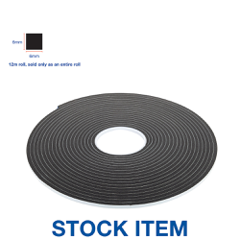 AUTO FOAM TAPE 6mm (h) x 6mm (w) x 12m