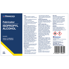 ISOPROPYL ALCOHOL LABEL - 1L