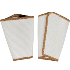 NYLON WRIST GAUNTLETS - WHITE 7" X-LARGE