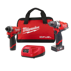MILWAUKEE HAMMER DRILL & IMPACT DRIVER