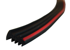 PVC WEDGE RUBBER RED - 3.5mm
