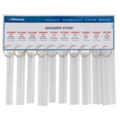 SAMPLE CARD - SHOWER STRIPS