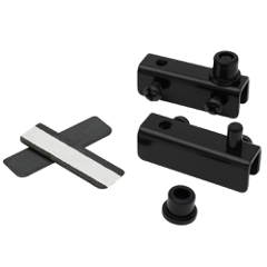 STANDARD PIVOT HINGE - BLACK (Pair)