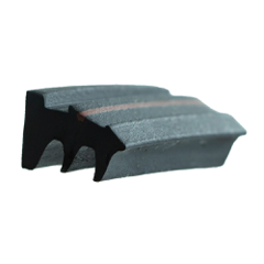 TPV LOW RISE WEDGE BROWN - 6mm (75m)