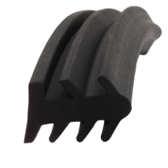 TPV STANDARD WEDGE LRG BLACK - 7mm (75m)