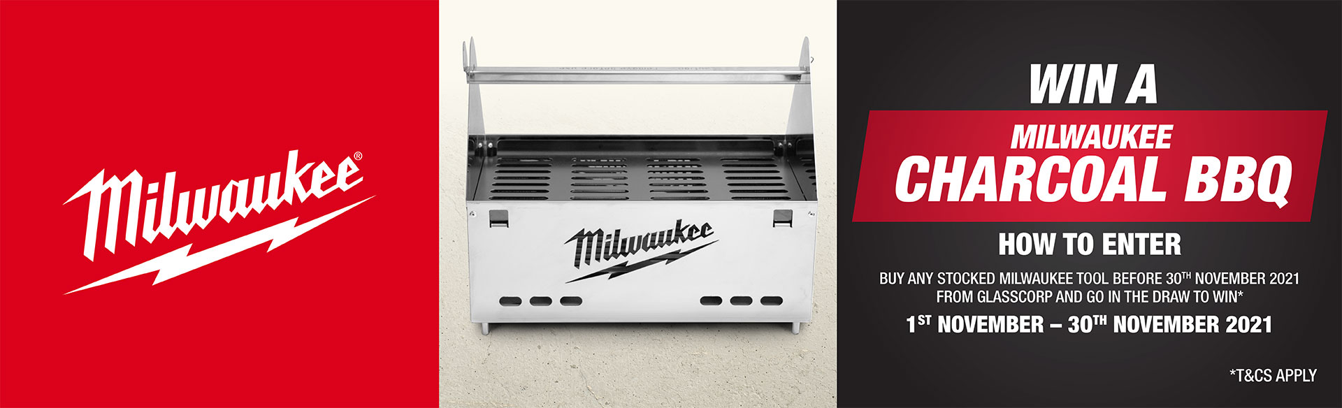 Win Milwaukee Charcoal BBQ Terms & Conditions