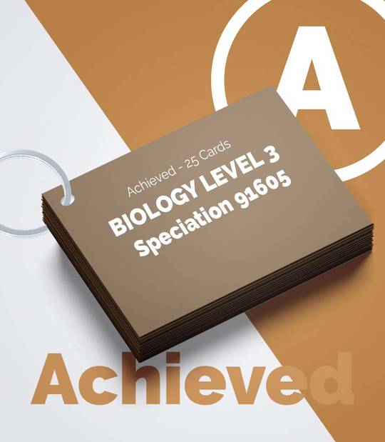 Level 3 Biology - Speciation 91605 (Achieved Only)