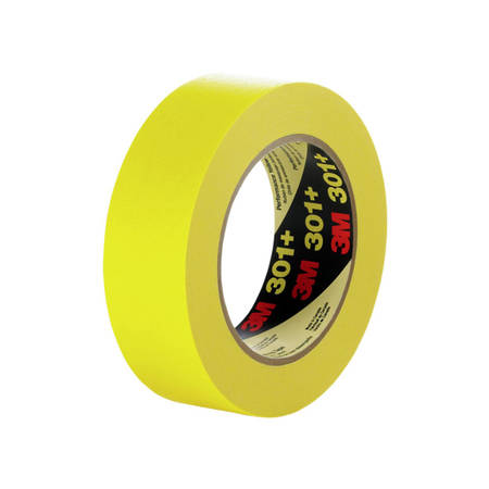 3M 301+ Performance Masking Tape - Yellow