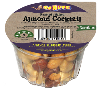 Almond Cocktail Tub  50g - 12 Ctn