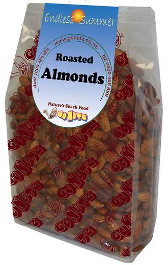 Almonds Roasted Salted - 1kg 1pk